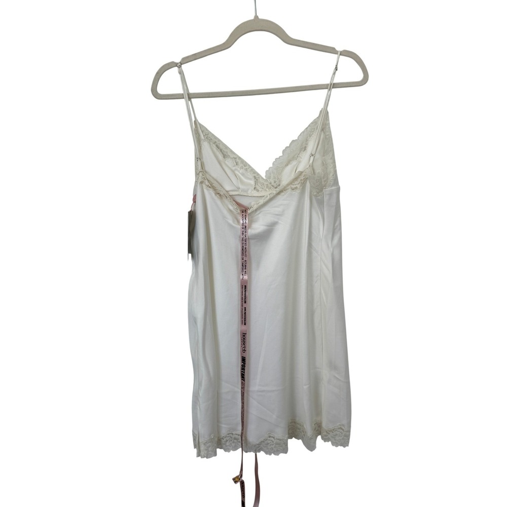 House of CB Soraya Ivory Lace Up Corset Bridal Satin Slip Mini Dress NWT - L/L+ - Picture 5 of 8